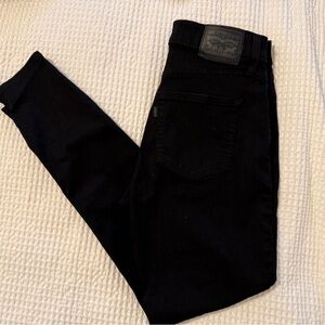 Levi's 720 High Rise Super Skinny - Black